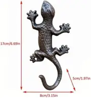 Iron Decorative Wall Hook Cast Iron Gecko Wall Mounted Hook Key Hook Coat