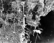 New 8x10 World War II Photo: B-17s Fly thru Barrage of Anti-Aircraft Fire, 1943