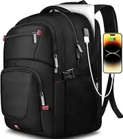 ZMMMA Extra Large Backpack, 50L Travel Backpack, 17 inch Laptop Backpack for Men