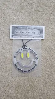 *NIB* Scotty Cameron Bag Tag - Smiley Face