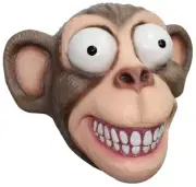 Ghoulish Productions Chimp Latex Face Mask Horror Halloween Cosplay