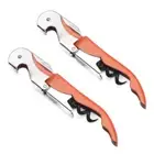 2 Pcs Seahorse Shape Bottle Opener Iron Waiter Corkscrews Restaurant