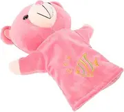 NAMOARLY Adorable Plush Bear Hand Puppet Interactive Plush Animal Doll for Storytelling and Imagination Play for Parent Engagement and Learning Activities