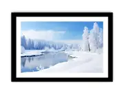 Switzeralnd Snow Art Art Framed print