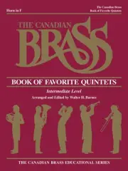 Canadian Brass Book of Favorite Quintets French Horn Intermediate Sheet Music
