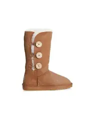 [UGG Australian Shepherd] Tall Button Boots in Chestnut