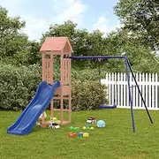 Outdoor Playset Solid Wood Douglas,Swing Sets & Playsets 33.18KG-3155820