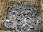 33 CAST IRON PICKET CASTINGS, DOUBLE FACED WORK WITH 1/2" SQ. MATERIAL