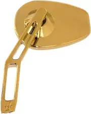 PRO ONE 102100TIN MICRO MIRROR V2 CUT STEM LEFT GOLD TIN