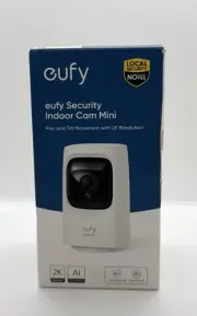 Eufy Security Indoor Cam Mini 2K W Surveillance Camera Pan & Tilt