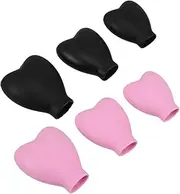 WOFASHPURET 2Set Silicone Makeup Brush Covers Travel Brush Protectors for Storage Contaminant Protection Stylish Maintain Brush Shape Integrity