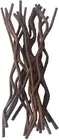 60 Pcs Premium Brown Wavy Rattan Reed Fragrance Diffuser Replacement Refill S...