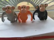 vintage SOVIET Russia wind-up children's toy monkey made in the USSR, new