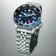 SEIKO精工 5 SPORTS系列機械錶GMT雙時區藍面42.5㎜款 SK004(SSK003K1/4R34-00A0B)