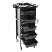 6 Tier Storage Rack Trolley Cart on Wheels for Hair Salon Beauty Supplies