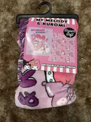 Sanrio My Melody & Kuromi Slumber Party Double-Sided Fleece Throw Blanket