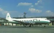 Luxair Vickers Viscount LX-LGC postcard