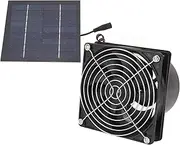 Solar Panel Exhaust Fan, 50W Solar Powered Fan Heat Dissipation Ventilation Solar Fan for Chicken Coops, Greenhouses, Sheds, Pet Houses, and Windows, Solar Ventilation Fan
