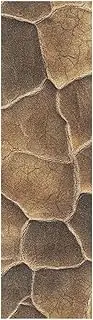 Amooorous Animal Buffalo Skin Leather Texture Khaki Decorative Grip Tape roll Skateboard Non Slip Fusion Scooter Grip Tape Grippy mini Cruiser Skateboard Grip 33×9 Inch