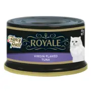 Fancy Feast Royale Wet Cat Food Virgin Flaked Tuna 85g x 24