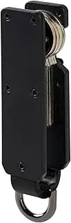 [Generic] Key Organizer For Men - Compact Metallic Key Holder | Minimalist Innovative Keyholder | Smart Keychain Secures 1-5 Keys, Carbon Fiber