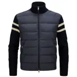 【MONCLER】秋冬新款 男款 羽絨羊毛拼接外套-深藍色(1號USA-S、2號USA-M、3號USA-L)