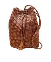Dragon Diffusion Pompom Double Jump Bucket Bag One size tan