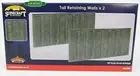 OO Gauge Bachmann Scenecraft 44-590 Tall Retaining Walls (x2)