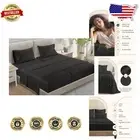 Stylish 800 Thread Count Black Egyptian Cotton Sheets – Deep Pocket Luxury Set