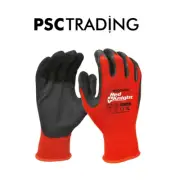 Maxisafe Red Knight Gripmaster Latex Palm General Purpose Work Gloves