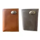 ZEP-PRO Alabama Crimson Tide College Brown/Gray Leather Trifold Passcase Wallet