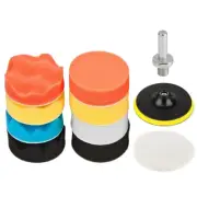 Reelau [5 Inch] Car Foam Drill Polishing Pad Kit, 11PCS Large Buffing and Pol...