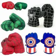 Superhero Gloves Smash Hands Hulk Ironman Punching Boxing Fists Kids Toy Gift-B A