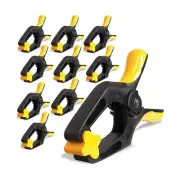 Spring Clamps 4 inch - 10 Pack Plastic Clamps for Pool Cover, Tarps, Crafts &...