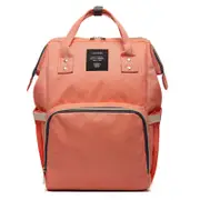 Multi-Function Baby Bag Diaper Bag Maternity Bag Mommy Bag Nappy Bag Stroller Bag Travel Backpack,Orange