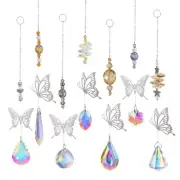 Multicolored Crystals Sun Catchers Pendants for Tree Decorations Prism Beads