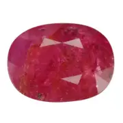 2.47 Ct. Unheated Lustrous Red Natural Ruby Gem WITH GLC CERTIFY