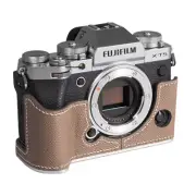 Camera Half Case For Fujifilm X-T5 XT5 Leather Metal Insert New MAMAGI Handmade