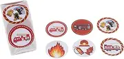 Kisangel Firefighter Vehicle Boys and Girls Toy Stickers Set Fire Engine Labels Party Favors for Imaginative Play