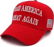 [Aeonda] Trump 2024 MAGA Hat Make America Great Again Donald Trump Slogan with USA Flag Cap