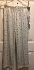 Lounge Pants Gray with Mini Christmas Lights Women's SMALL NWT Muk Luks