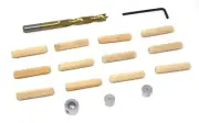 WEN JN516D 5/16" Wooden Doweling Kit w/ Drill Bit, Stop Collar, & Fluted Dowels
