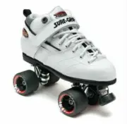 SureGrip Rebel Roller Skates White Derby NEW FREE POST