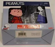 Peanuts Christmas Glasses Set of Two 16 oz Charlie Brown & Linus By ZAK!