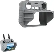 RC 2 Controller Accessories Skin Case with Sunshade, Remote Control Silicone Sun Hood Cover Comaptible with DJI Mavic Air 3 RC 2 Controller (Grey)