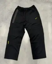 Nike Nocta Tech Fleece Pants Mens Size Small Black Open Zip Sweatpants