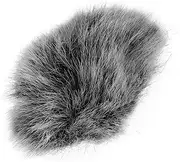 COMPUKAS Microphone Windscreen Cover Durable Artificial Fur Design for Wind Noise Reduction and Spit Protection Easy to Clean Recording Accessory Compatible with Various Microphones
