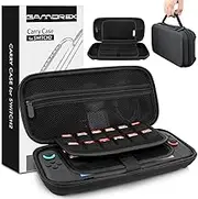 Gamorek Switch 2 Carrying Case Compatible with Nintendo Switch 2, Protective Travel Case with 24 Game Cartridge Slots for Charger and Accessories