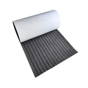 EVA Foam Boat Flooring Mat Faux Decking Teak Marine Mat Boat Carpet Sea Deck Flooring for Motorboat RV Yacht Kayak Surfboard 240cmx90cm Dark Grey