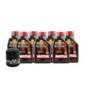 Motul + OEM Engine Oil Change Kit (5W20) (7 Liter) (ECO-LITE 8100)